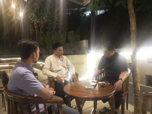 Wamendes dan PDT Reza Patria Bahas Penanggulangan Bencana dengan KAHMI Sukabumi.