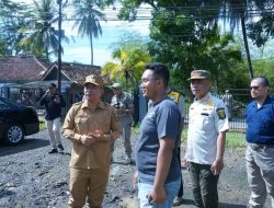 Wakil Bupati Sukabumi Tinjau Lokasi Banjir, Sambangi Perusahaan Tambang di Citarik